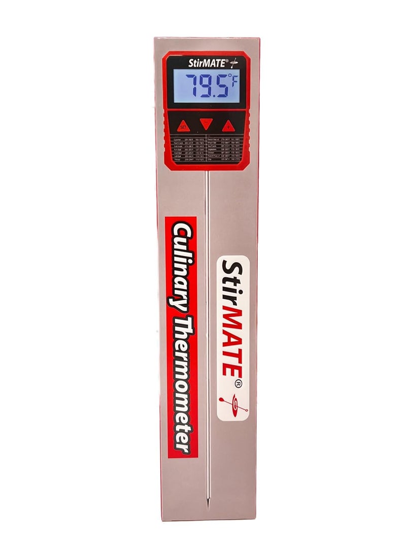 STIRMATE Culinary Thermometer – Digital Candy & Deep Fry Stainless Probe with Pot Clip and Adapter - Image 5